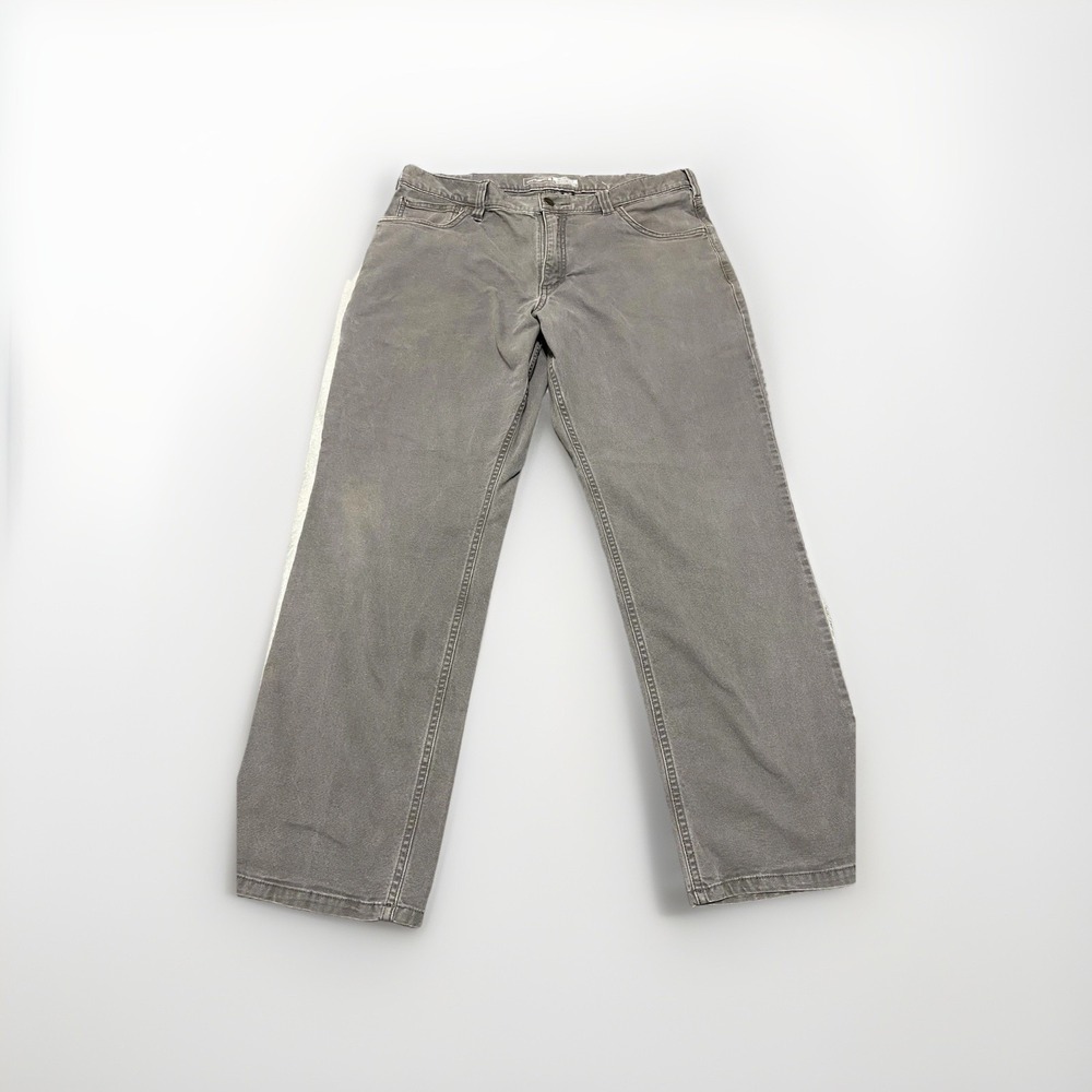 Carhartt Rugged Flex Relaxed Fit Canvas Work Pants Grey BN2517-M 36x30